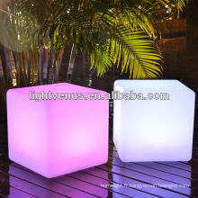 40cm PE Matériel Couleur LED Cube Meubles Vente